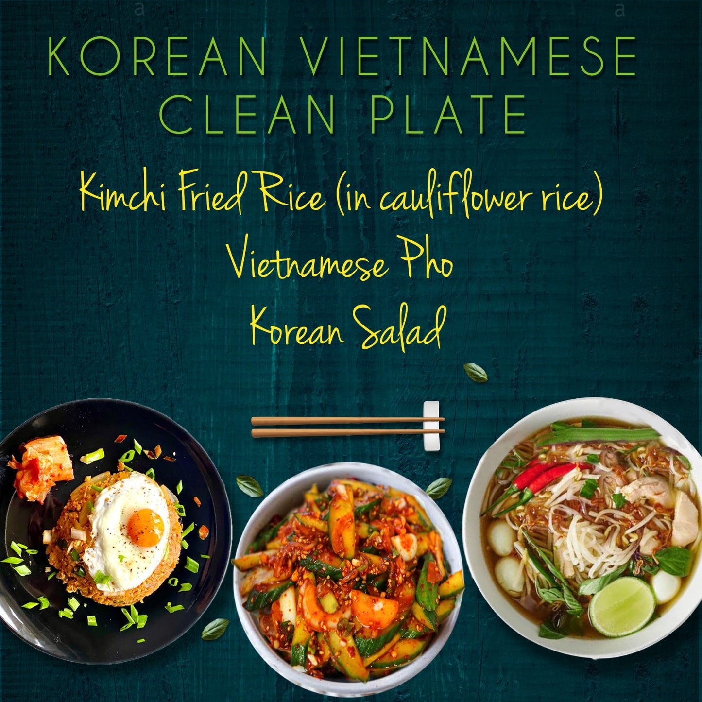 Korean Vietnamese Clean Plate