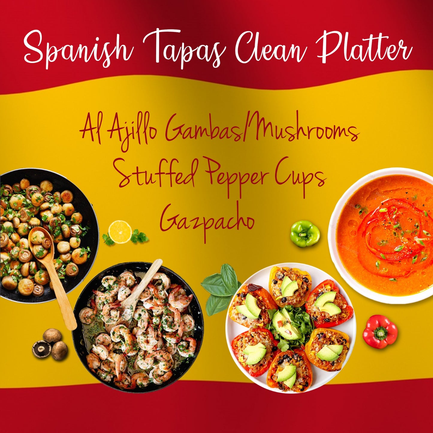 Spanish Tapas Clean Platter