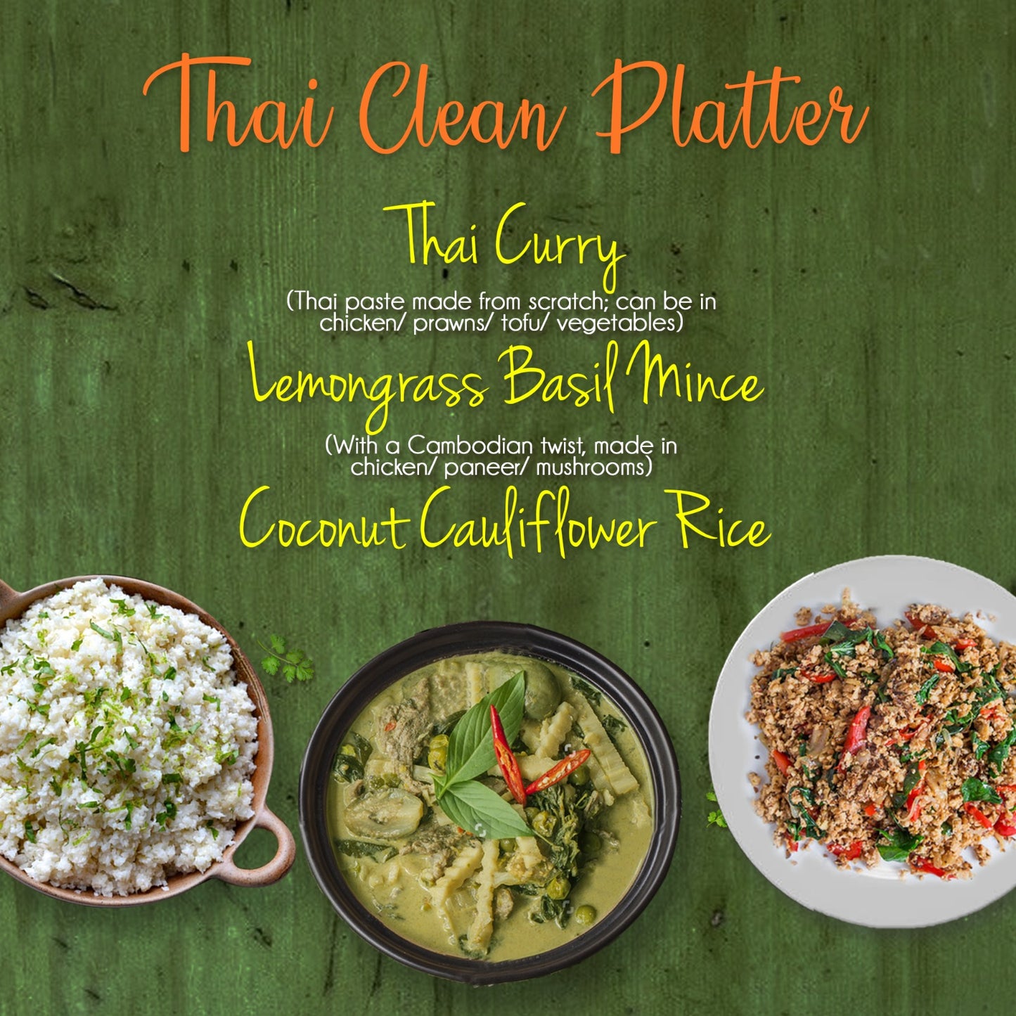 Thai Clean Platter