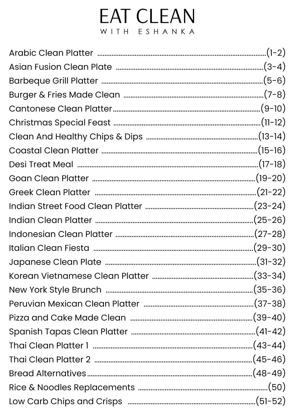 Recipe Book (E-book)