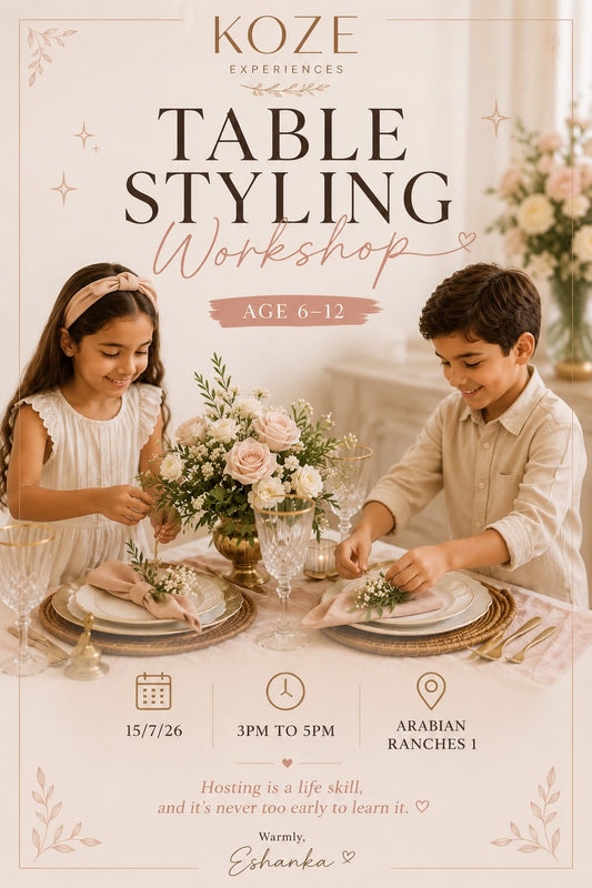Table Styling Workshop (Age 6-12)