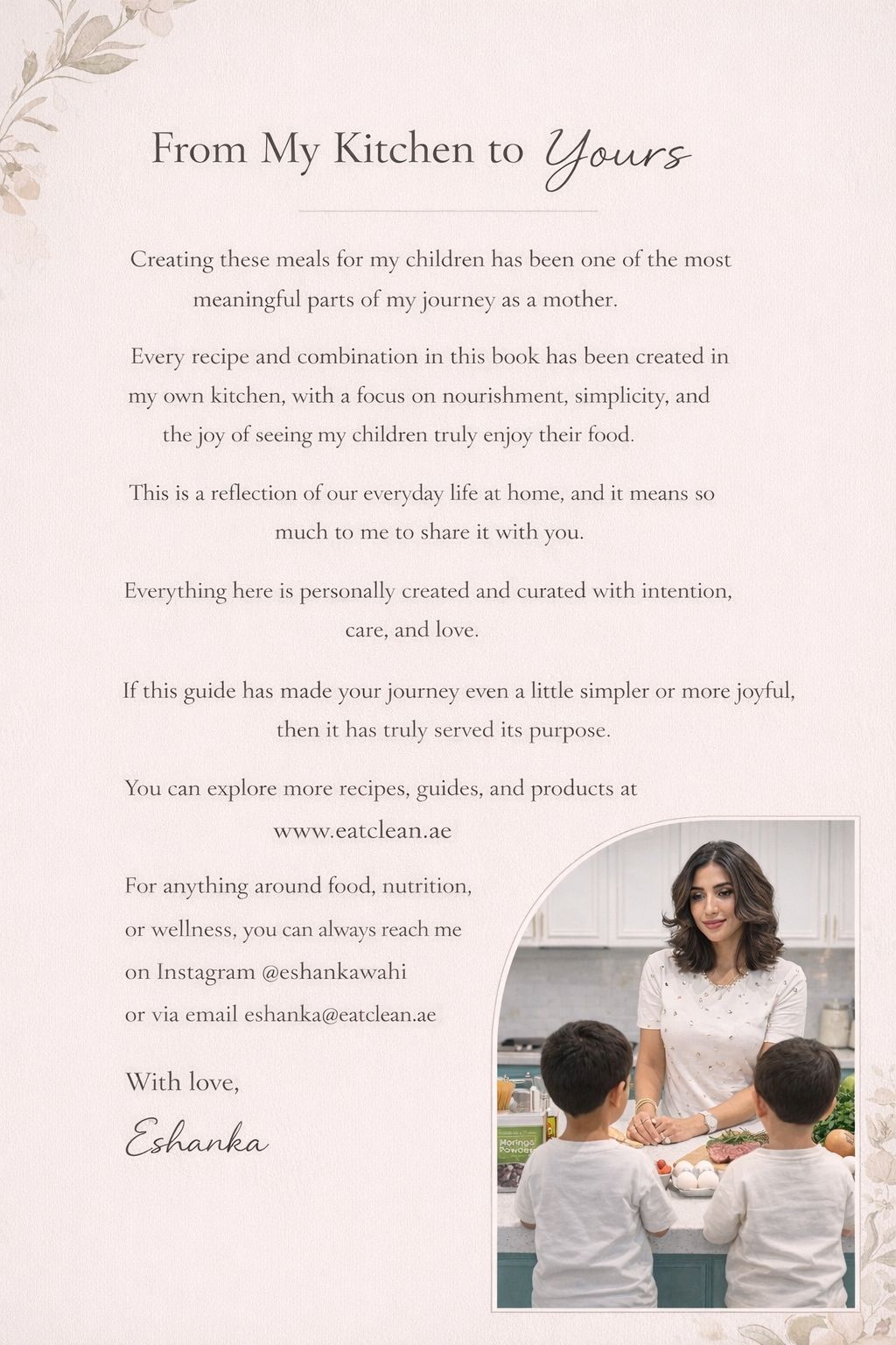 Wholesome, Yummy & Nourishing PLATES FOR KIDS (E-guide)